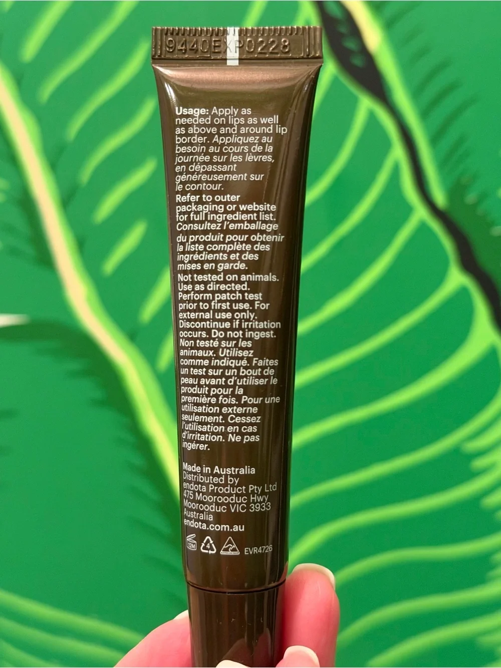 NWT Endota Hyaluronic Lip Treatment 15g Full Size